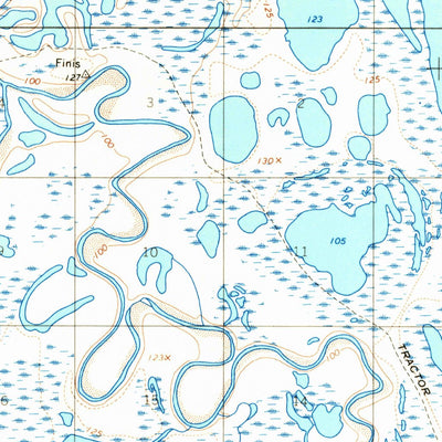 United States Geological Survey Teshekpuk A-5, AK (1955, 63360-Scale) digital map