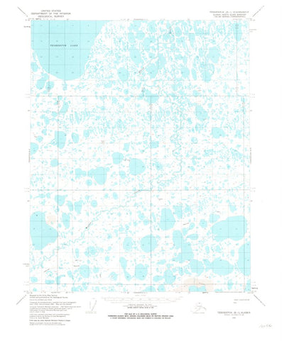 United States Geological Survey Teshekpuk B-1, AK (1955, 63360-Scale) digital map