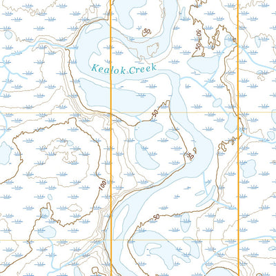 United States Geological Survey Teshekpuk B-1 NE, AK (2020, 25000-Scale) digital map