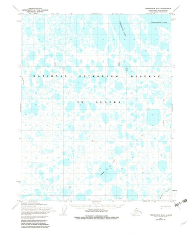 United States Geological Survey Teshekpuk B-2, AK (1955, 63360-Scale) digital map