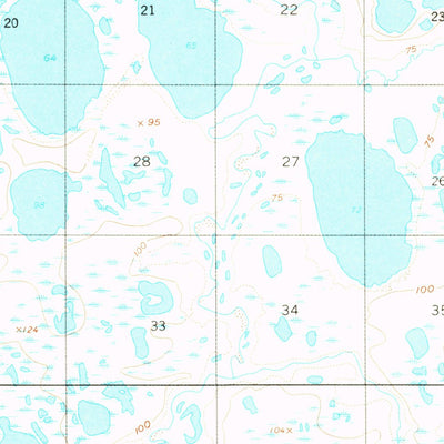 United States Geological Survey Teshekpuk B-2, AK (1955, 63360-Scale) digital map