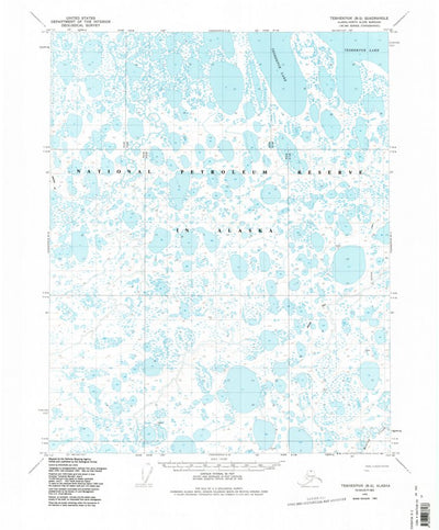 United States Geological Survey Teshekpuk B-2, AK (1982, 63360-Scale) digital map