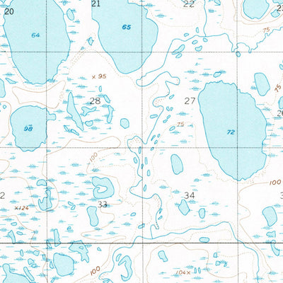 United States Geological Survey Teshekpuk B-2, AK (1982, 63360-Scale) digital map