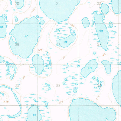 United States Geological Survey Teshekpuk B-5, AK (1955, 63360-Scale) digital map