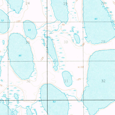 United States Geological Survey Teshekpuk B-5, AK (1955, 63360-Scale) digital map