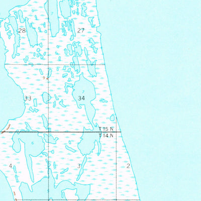 United States Geological Survey Teshekpuk C-2, AK (1955, 63360-Scale) digital map