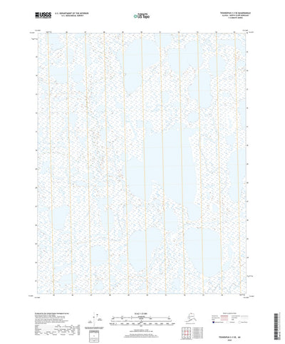 United States Geological Survey Teshekpuk C-3 SE, AK (2020, 25000-Scale) digital map