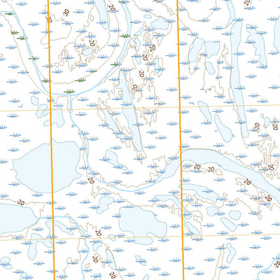 United States Geological Survey Teshekpuk C-3 SE, AK (2020, 25000-Scale) digital map