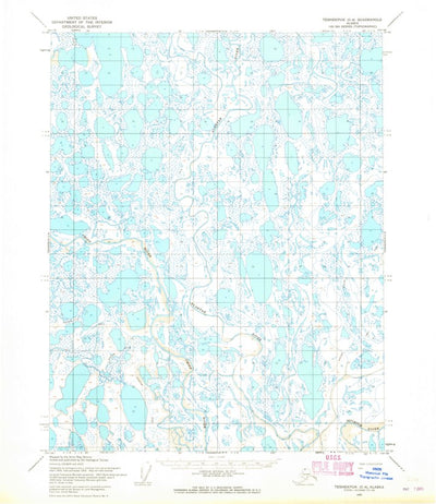 United States Geological Survey Teshekpuk C-4, AK (1955, 63360-Scale) digital map