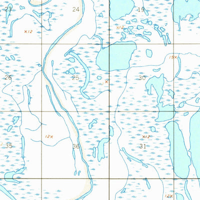 United States Geological Survey Teshekpuk C-4, AK (1955, 63360-Scale) digital map
