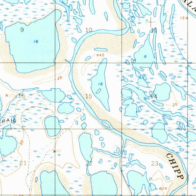 United States Geological Survey Teshekpuk C-4, AK (1955, 63360-Scale) digital map