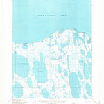 United States Geological Survey Teshekpuk D-1, AK (1955, 63360-Scale) digital map