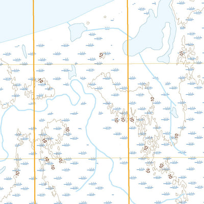 United States Geological Survey Teshekpuk D-1 NW, AK (2020, 25000-Scale) digital map