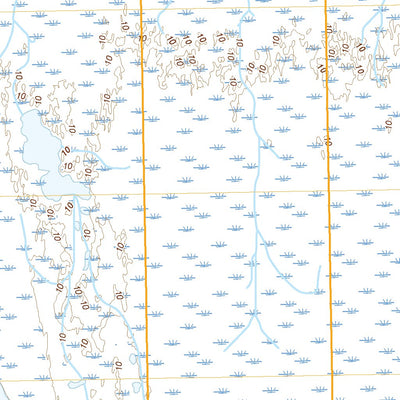 United States Geological Survey Teshekpuk D-2 SW, AK (2020, 25000-Scale) digital map