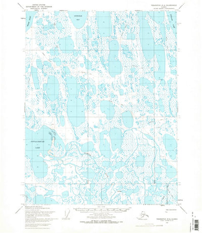 United States Geological Survey Teshekpuk D-4, AK (1955, 63360-Scale) digital map