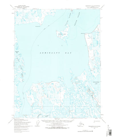 United States Geological Survey Teshekpuk D-5, AK (1955, 63360-Scale) digital map