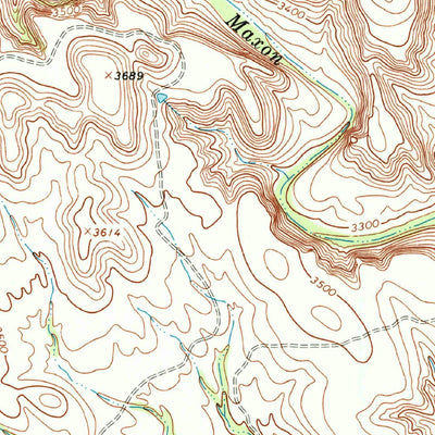 United States Geological Survey Tesnus SE, TX (1968, 24000-Scale) digital map
