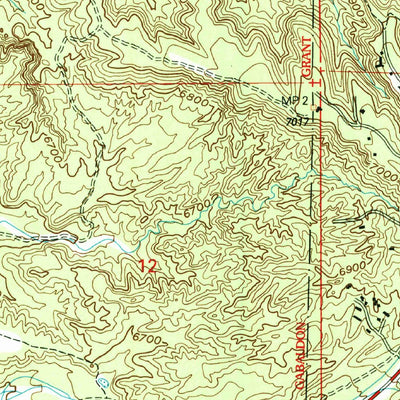 United States Geological Survey Tesuque, NM (2002, 24000-Scale) digital map