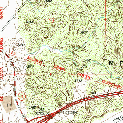 United States Geological Survey Tetilla Peak, NM (2002, 24000-Scale) digital map
