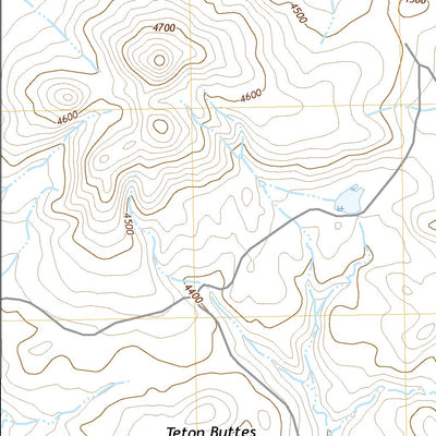 United States Geological Survey Teton Buttes, MT (2020, 24000-Scale) digital map