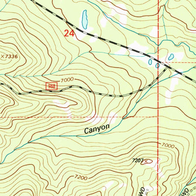 United States Geological Survey Teton Pass, WY (1996, 24000-Scale) digital map