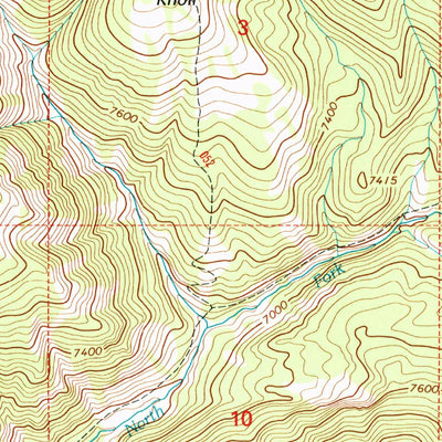 United States Geological Survey Teton Pass, WY (1996, 24000-Scale) digital map
