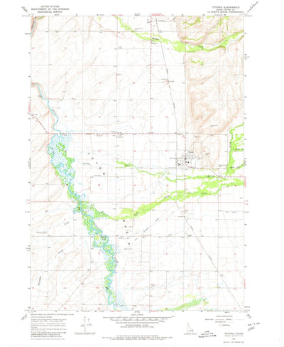 United States Geological Survey Tetonia, ID (1965, 24000-Scale) digital map