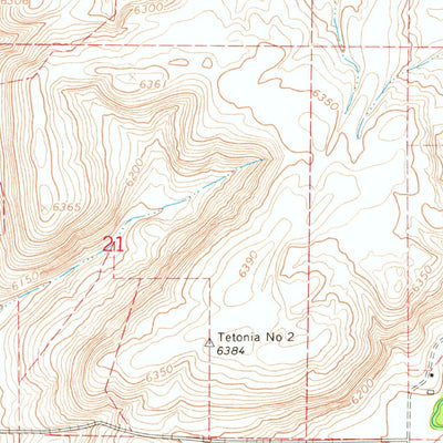 United States Geological Survey Tetonia, ID (1965, 24000-Scale) digital map