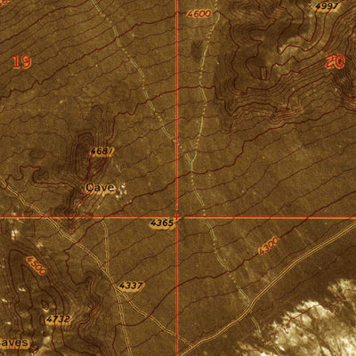 United States Geological Survey Tetzlaff Peak, UT (1971, 24000-Scale) digital map