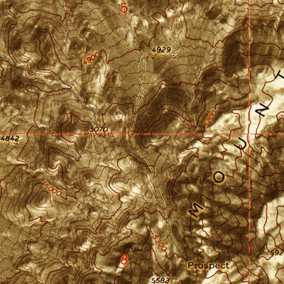 United States Geological Survey Tetzlaff Peak, UT (1971, 24000-Scale) digital map