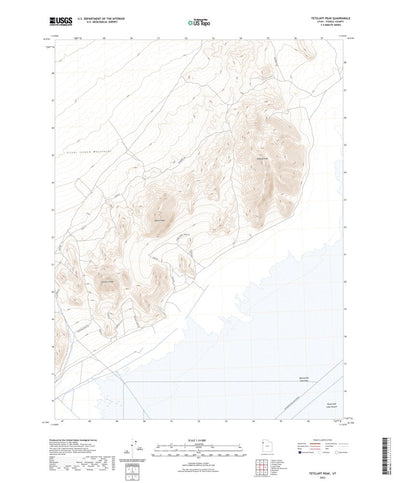 United States Geological Survey Tetzlaff Peak, UT (2023, 24000-Scale) digital map