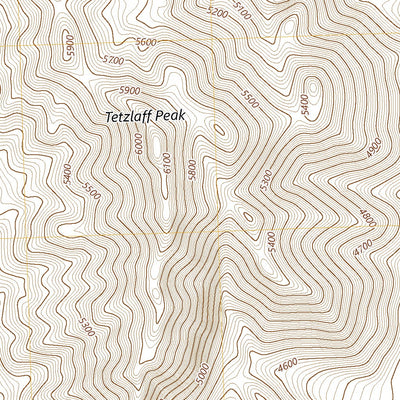 United States Geological Survey Tetzlaff Peak, UT (2023, 24000-Scale) digital map