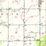 United States Geological Survey Teutopolis, IL (1953, 62500-Scale) digital map