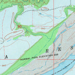 United States Geological Survey Texanna, OK (1963, 24000-Scale) digital map