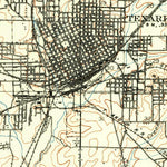 United States Geological Survey Texarkana, TX-AR (1909, 62500-Scale) digital map