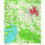 United States Geological Survey Texarkana, TX-AR (1954, 62500-Scale) digital map