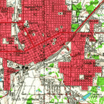 United States Geological Survey Texarkana, TX-AR (1954, 62500-Scale) digital map