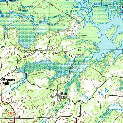 United States Geological Survey Texarkana, TX-AR-LA (1992, 100000-Scale) digital map
