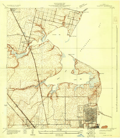 United States Geological Survey Texas City, TX (1929, 24000-Scale) digital map