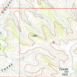 United States Geological Survey Texas Hill, NM (2001, 24000-Scale) digital map