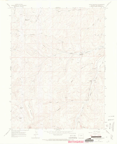 United States Geological Survey Texas Mountain, CO (1964, 24000-Scale) digital map