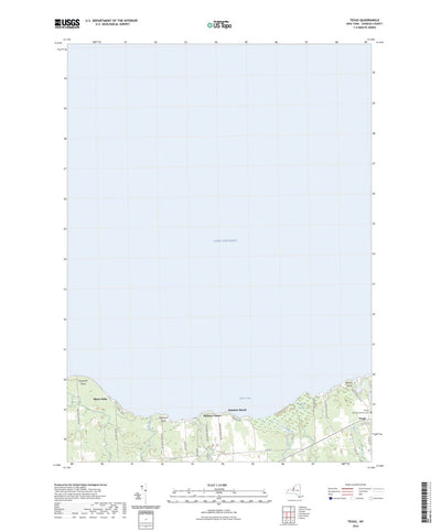 United States Geological Survey Texas, NY (2023, 24000-Scale) digital map