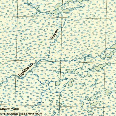 United States Geological Survey Texas Point, TX-LA (1944, 31680-Scale) digital map