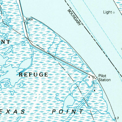 United States Geological Survey Texas Point, TX-LA (1993, 24000-Scale) digital map
