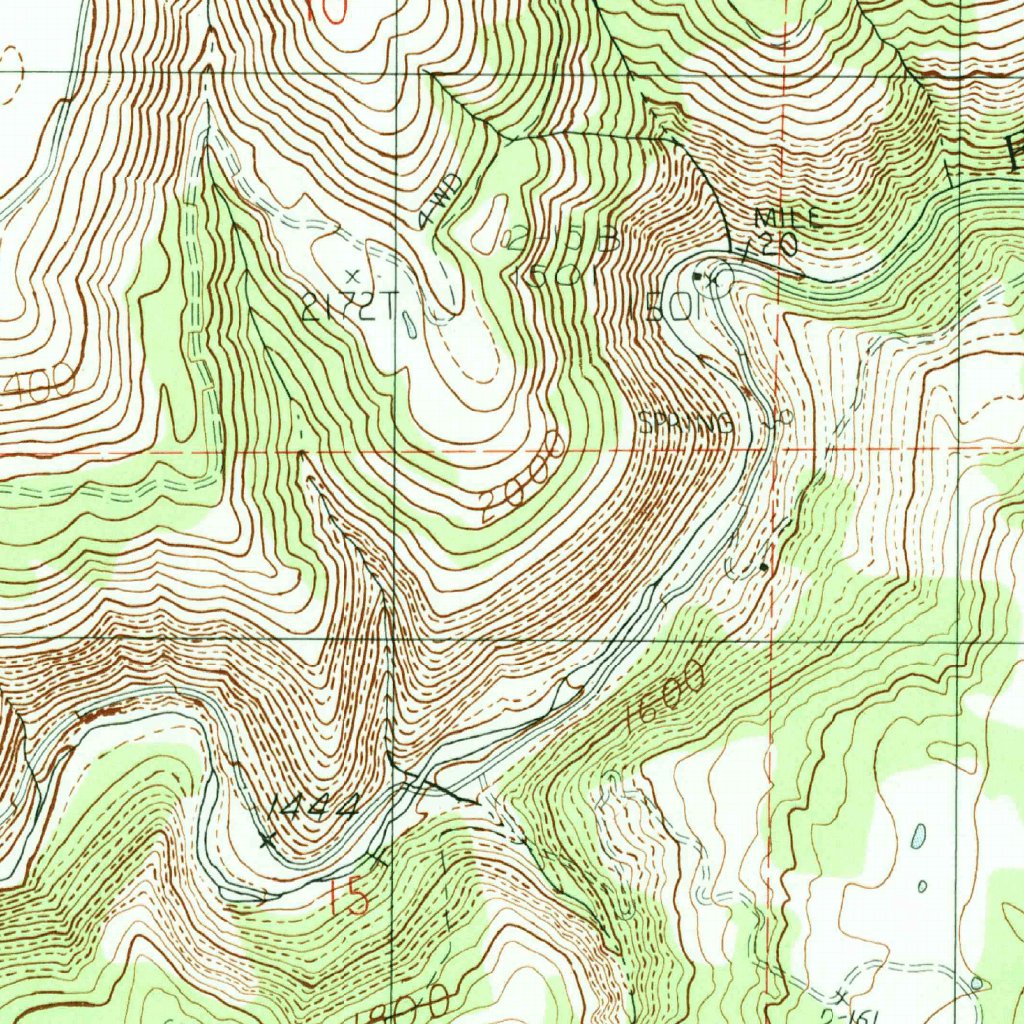 Texas Ridge, ID (1990, 24000-Scale) Map by United States Geological ...