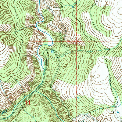 United States Geological Survey Texas Ridge, ID (1994, 24000-Scale) digital map