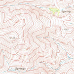 United States Geological Survey Texas Spring, NV (1968, 24000-Scale) digital map