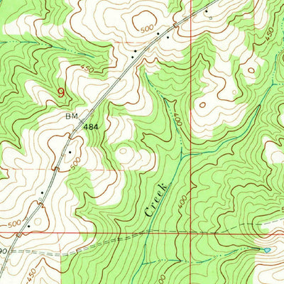 United States Geological Survey Texasville, AL (1969, 24000-Scale) digital map