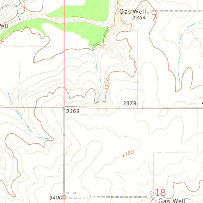 United States Geological Survey Texhoma North, OK-TX (1973, 24000-Scale) digital map