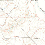 United States Geological Survey Texhoma North, OK-TX (1973, 24000-Scale) digital map